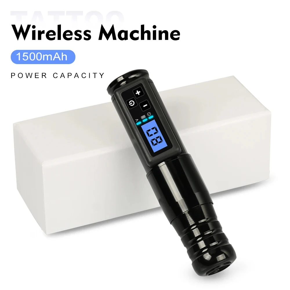 

1pc New Archer Wireless Tattoo Machine Pen Professional Wireless Tattoo Pen Customized Coreless Motor 1500 mAh 10000Rpm