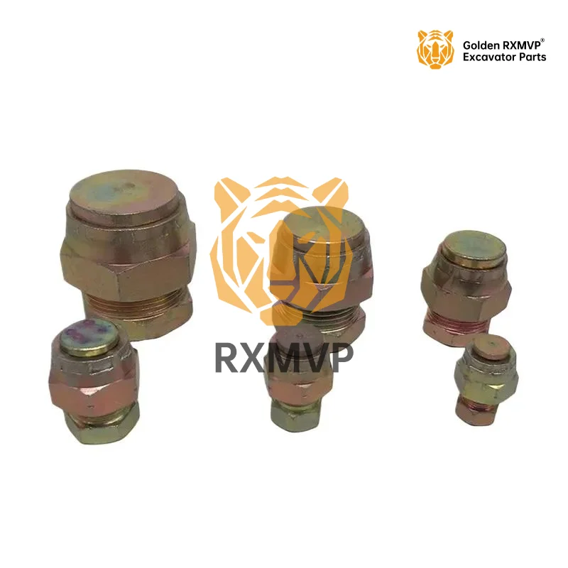 For XCMG Sany 55 65 75 80 135 155 215 Crushing hammer plug Gun Machine connection bulkhead Excavator Parts