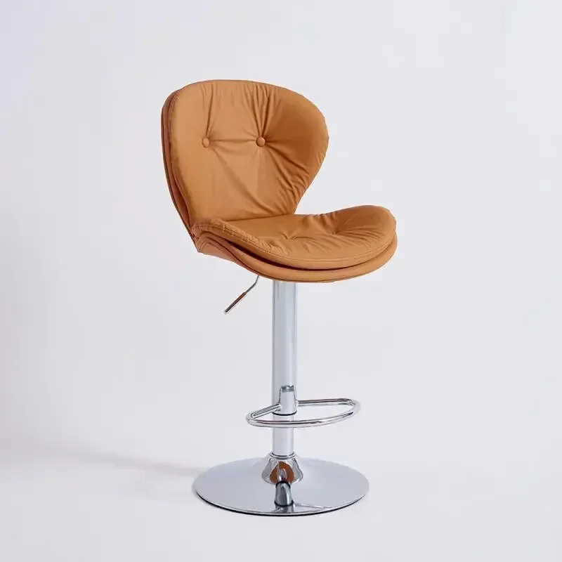 Minimalist bar stools can lift and rotate bar stools for home kitchen dining table bar stools soft cushion backrest bars stool