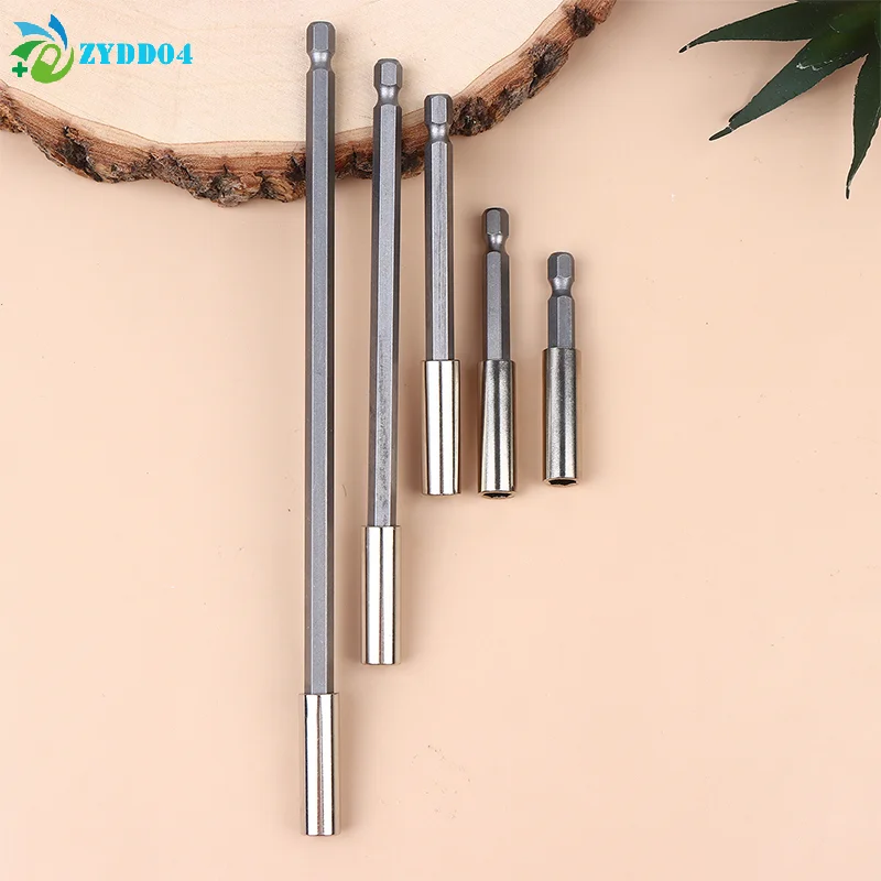 ●1Set Quick Change Hex Shank Adapter  - Magnetic Cordless Bit Holder Extension 60-200mm For Power Drill Impact Driver