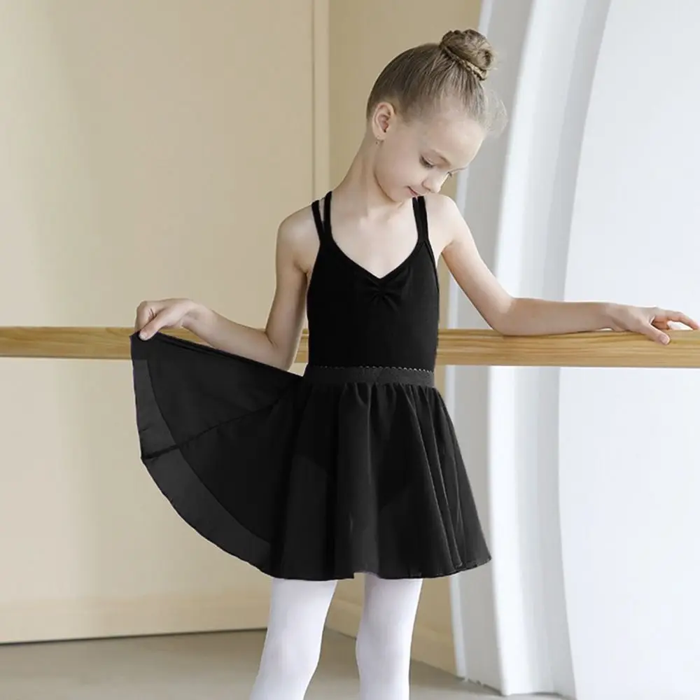 夏用シフォンチュチュスカート チュールバレエ練習用スカート ダンス練習用スカート 通気性のあるダンススカート 女性用