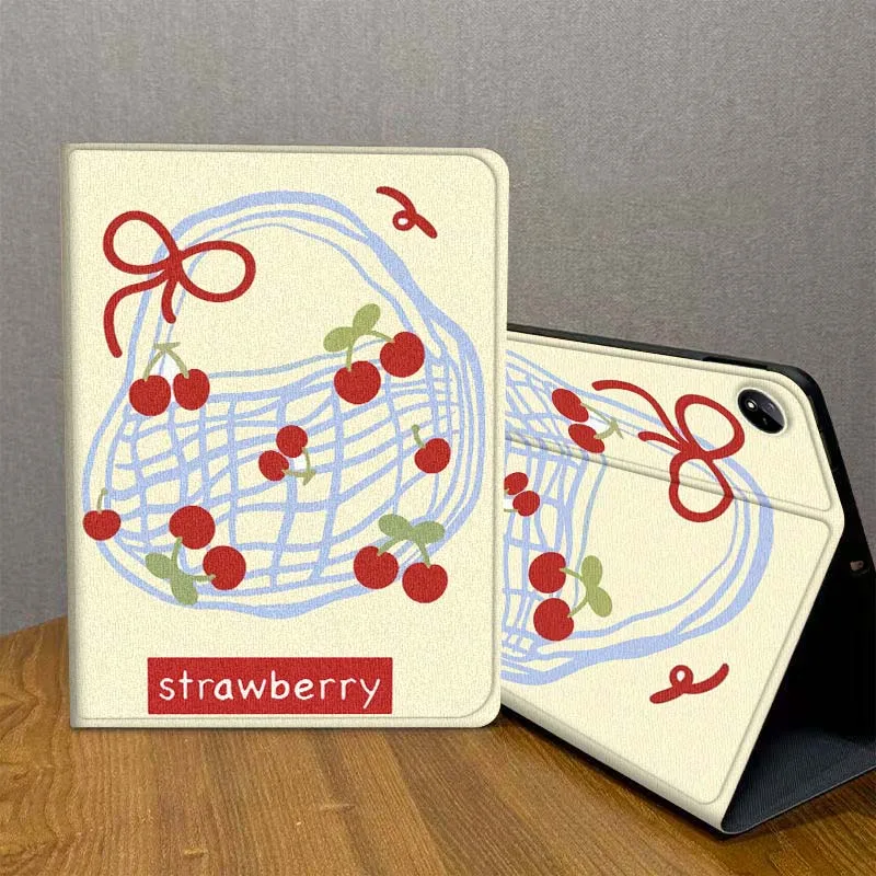 

Fruit Mesh Bag Pattern Case For Vivo IQOO Pad2 Pad3 Pad5 Air SE Pro 12.1 12.3 13 11.5 11 inch Tablet