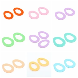 6pcs Acrylic Drop Pendants,Abstract Dangle Connectors 1Hole,Earring Parts,DIY Charms,Jewelry Supplies 30.5x41mm,ACE338