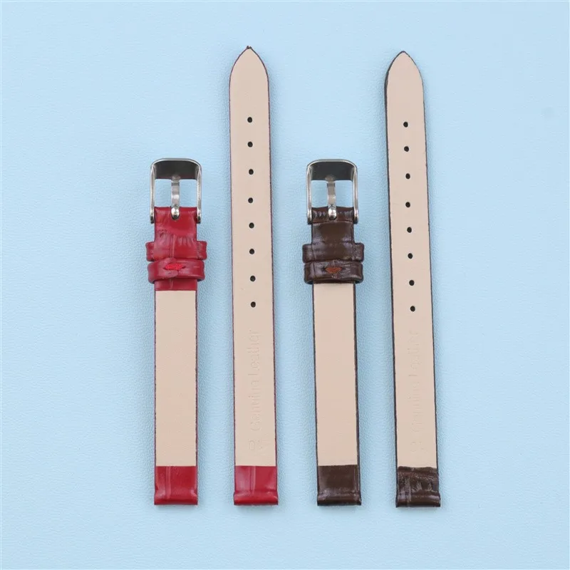 *animal skin* Watch strap  Genuine Leather Bamboo pattern 8mm 10mm 12mm 14mm 16mm Leather for Women