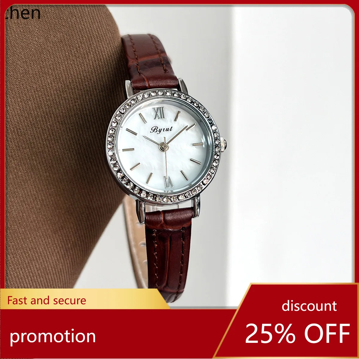 

Zml new arrival: artsy, niche, and high-end women's watch - stylish, petite, and exquisite leather strap watch for ladies