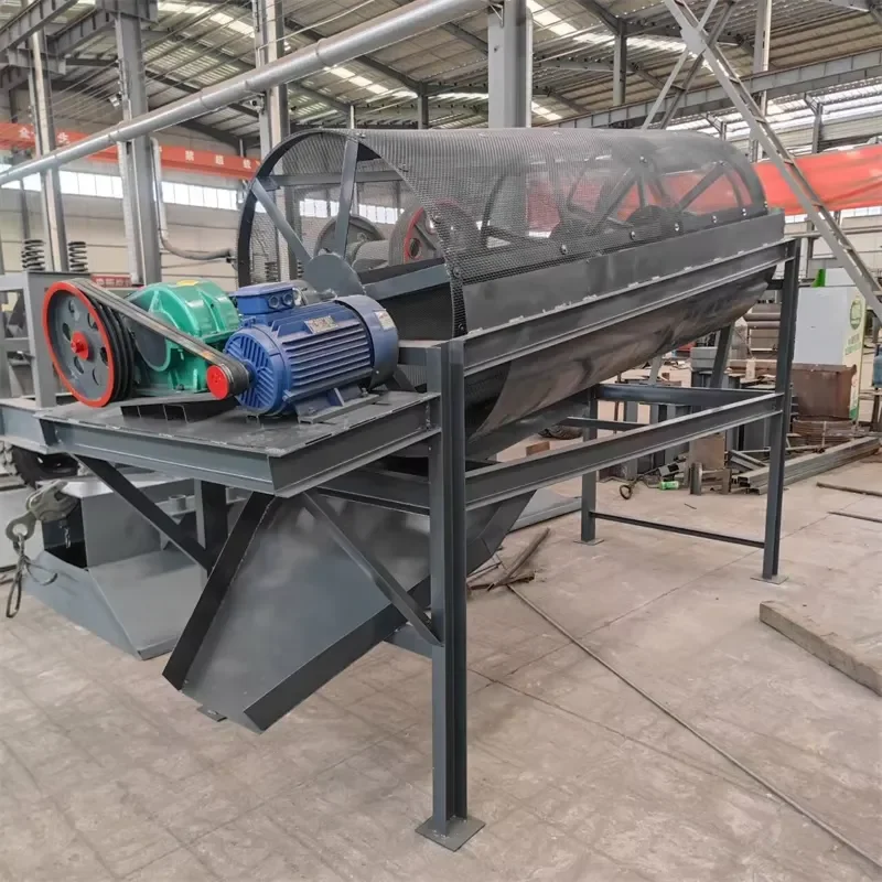 Rotating Sieve for Compost Rotating Drum Sieve Soil Rotary Sieve for Garden