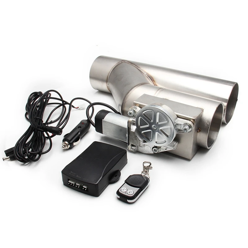 

Well-Car Universal Y Type Exhaust Valve Double Electric Cut Out Exhaust Pipe Variable Electric Cut Out Valve