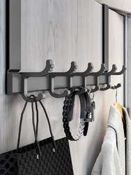 Non Perforated Door Hook Wall Mounted Seamless Iron Universal Hook Multifunctional For Storing Household Items