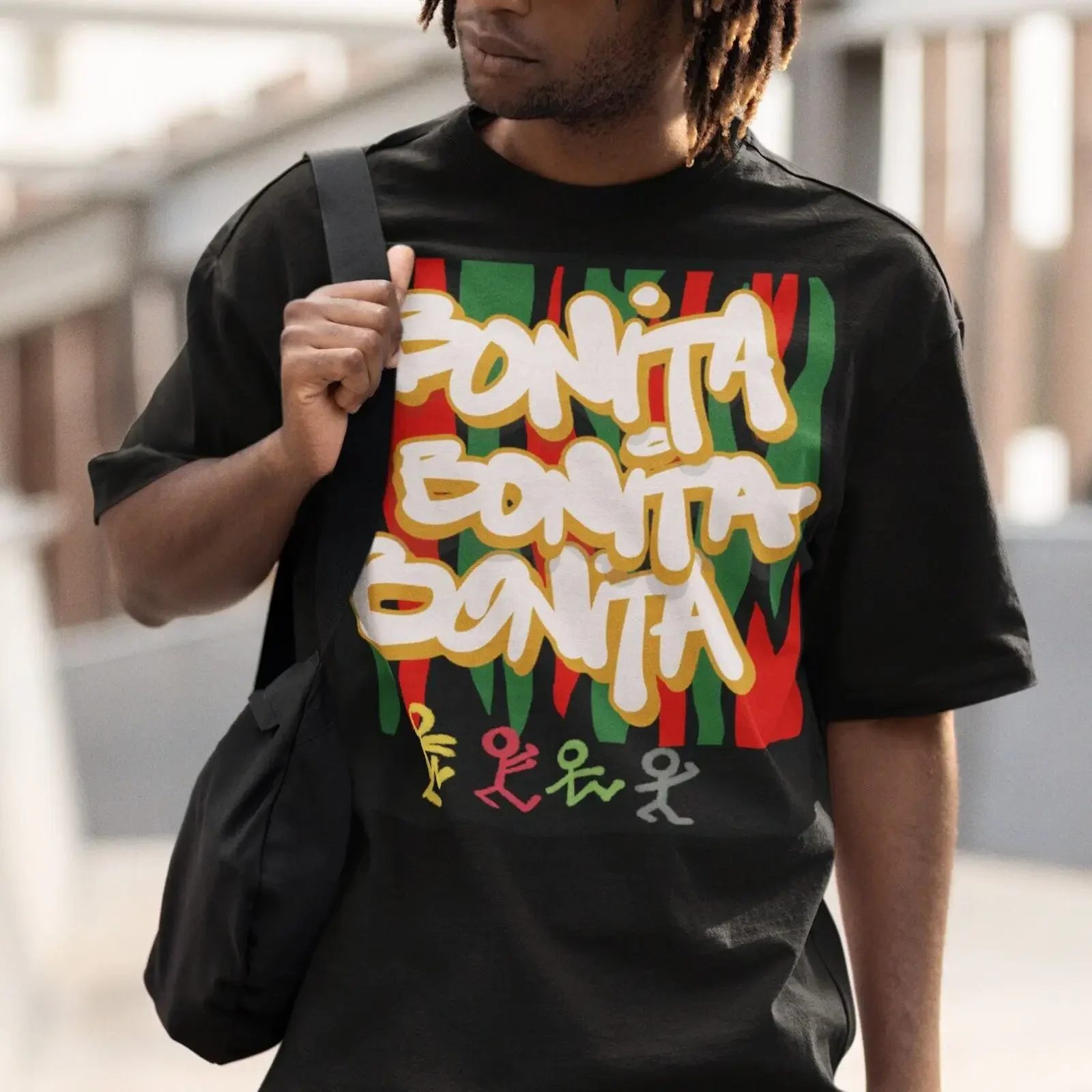 Camiseta Tribe Called QuesT Rap Bonita ATCQ Old School Hip Hop 90s Retro Vintage Lavada Macia para Uso Diário Respirável