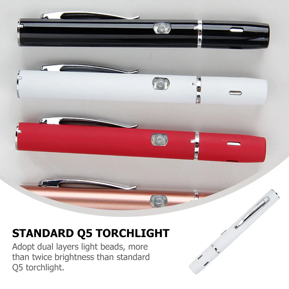 

Medical Flashlight Pen Rechargeable Style White Zinc Alloy Portable Led Lamp Nurse