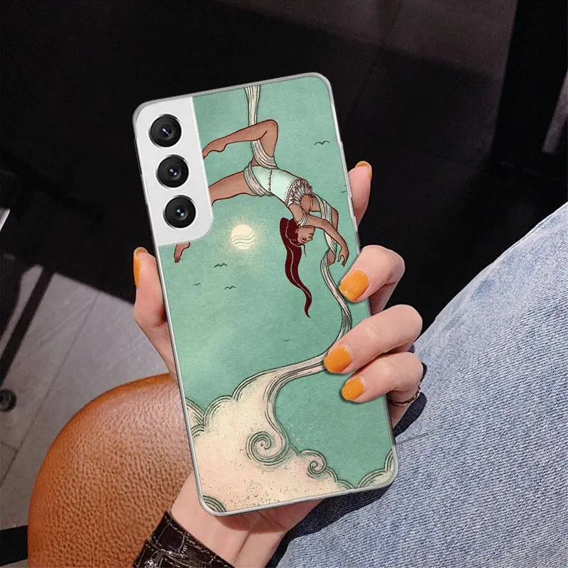 Pole Dancer Dancing Phone Case For Samsung Galaxy S24 S23 S22 S21 Ultra S10 Plus S20 FE S10E S9 S8 + Soft Cover Coque Funda