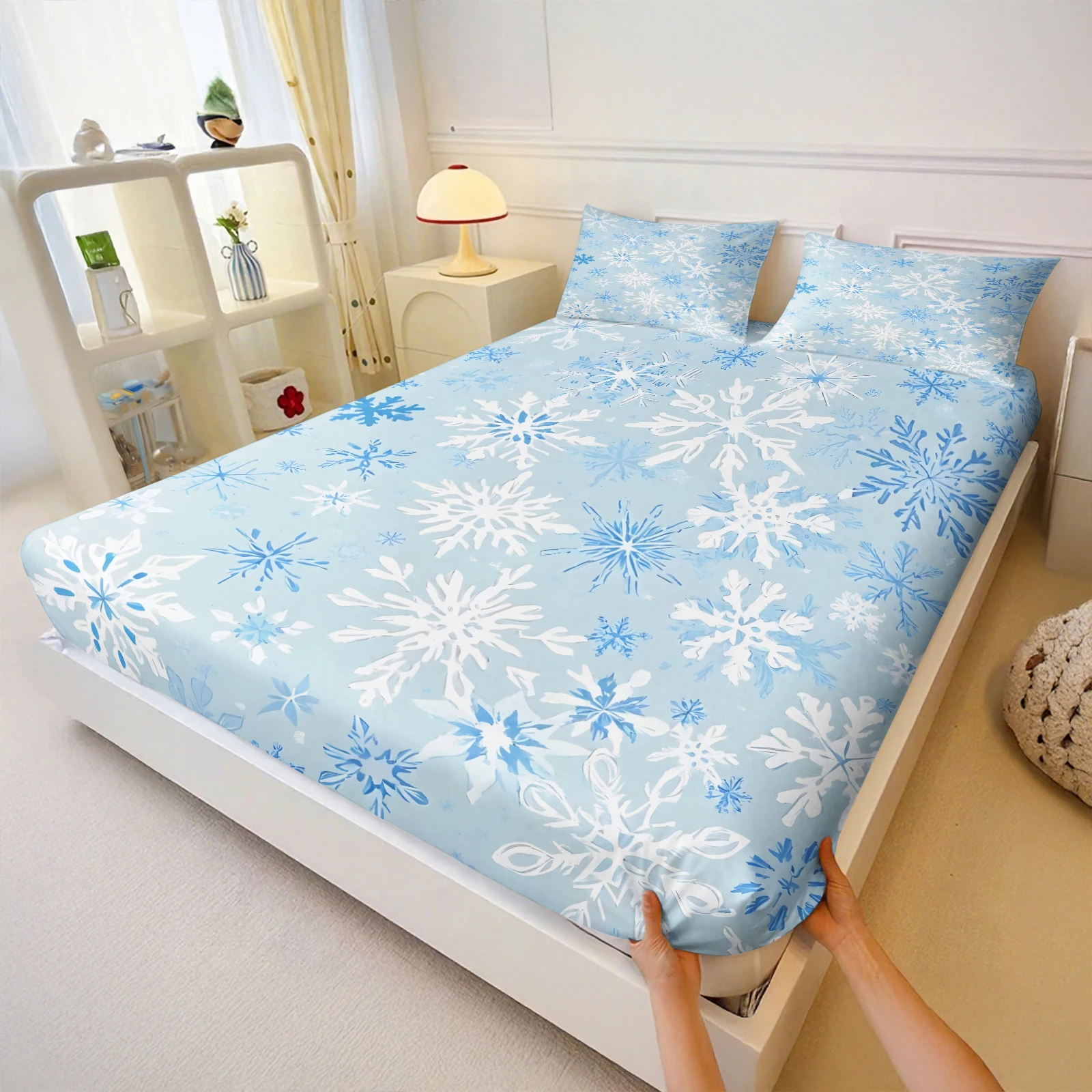 Parure de draps ajustés imprim - Fitted Bed Sheets Deep Pocket avis et prix