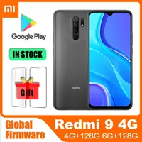 Global rom Original Cellphone Xiaomi Redmi 9 Smartphone ,Helio G80 Octa Core 13MP Quad Camera 5020mAh 6.53\