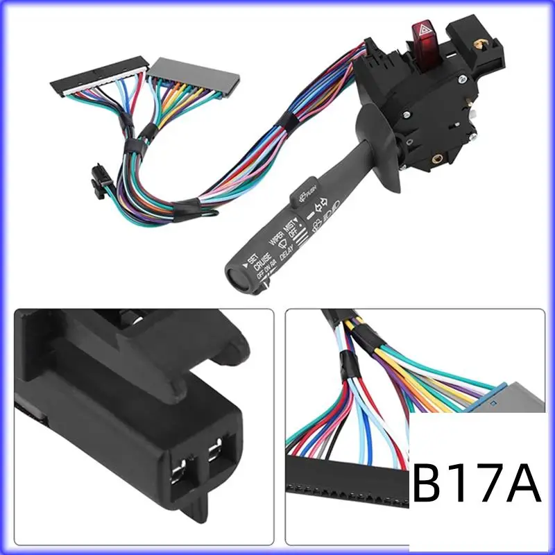 

BT-Turn Signal Switch Windshield Wiper Arm Turn Signal Lever Switch Parts For Chevy Tahoe Suburban Blazer GMC 26047330 26036312