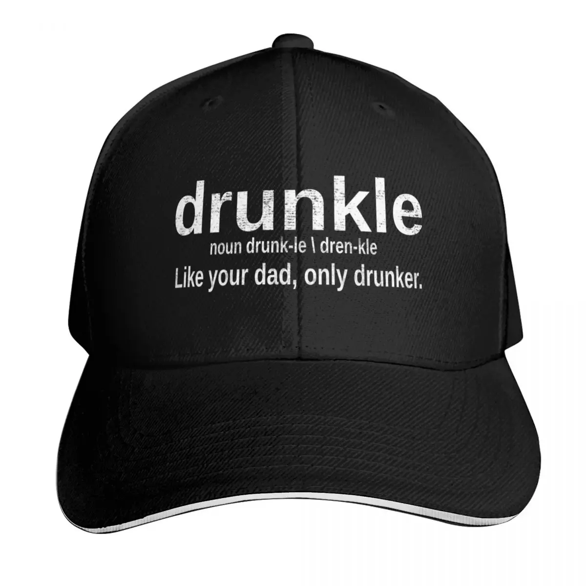 Drunkle Drunk Uncle Definition Like Your dad Only Drunker Drinking Baseball Cap Men Women Casual Summer Sport Sun Cap