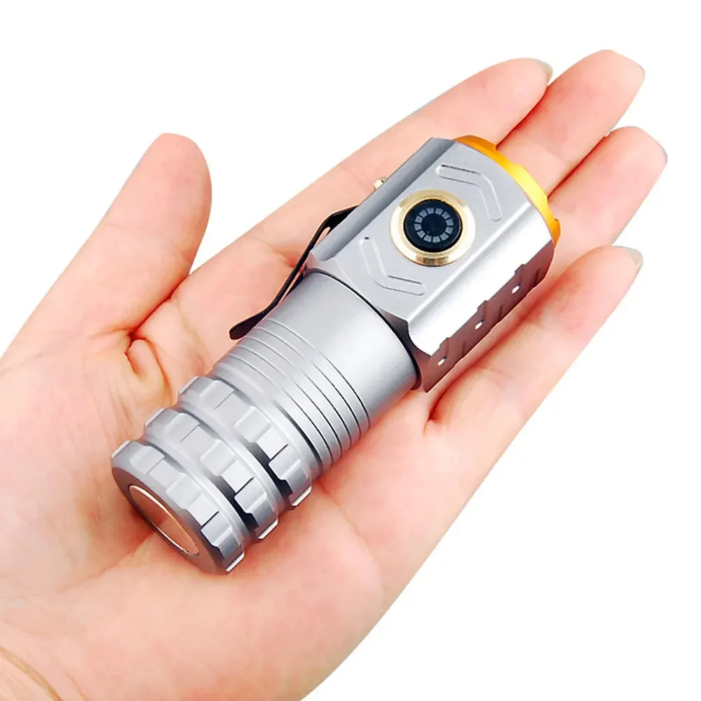2025 New Mini Flashlight 18500 Ultra Powerful Led Torch 3 Core LED Mini Tactical Flashlight 30000 High Power Led Flashlight - Image 2
