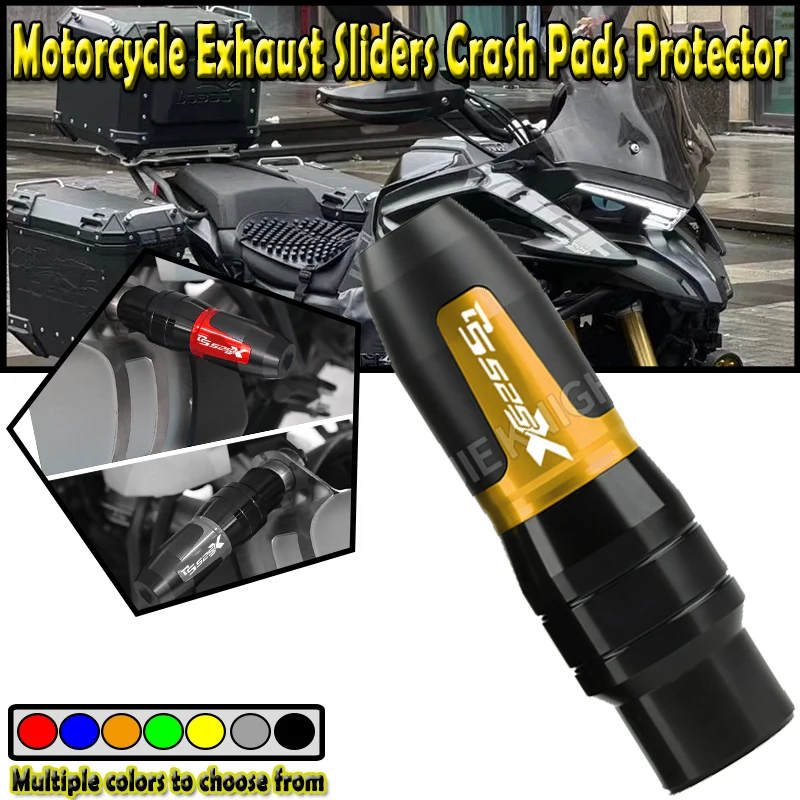 For Loncin VOGE DS525X 525DSX DSX 525 DSX DS525 X DS 525X Exhaust Slider Crash Falling Engine Crash Pad Frame Sliders Protector