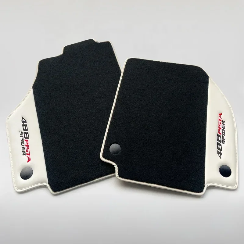 High Quality car floor mats for 488 GTB Pista Spider 3.9T V8 Left Right hand Drive Interor Refitting