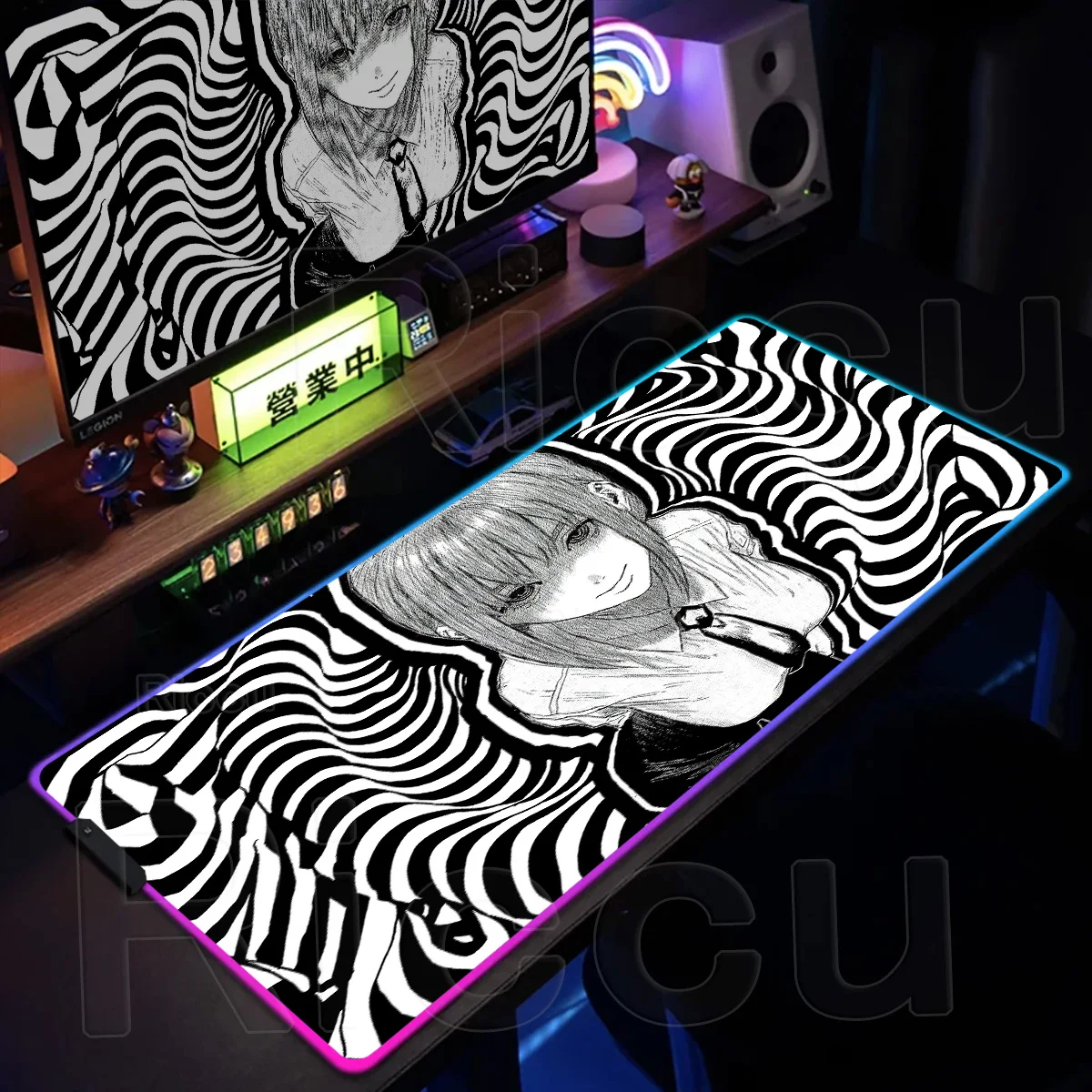 RGB Chainsaw Man Large Mouse P - Gaming Keyboard No Rgb ulasan dan harga