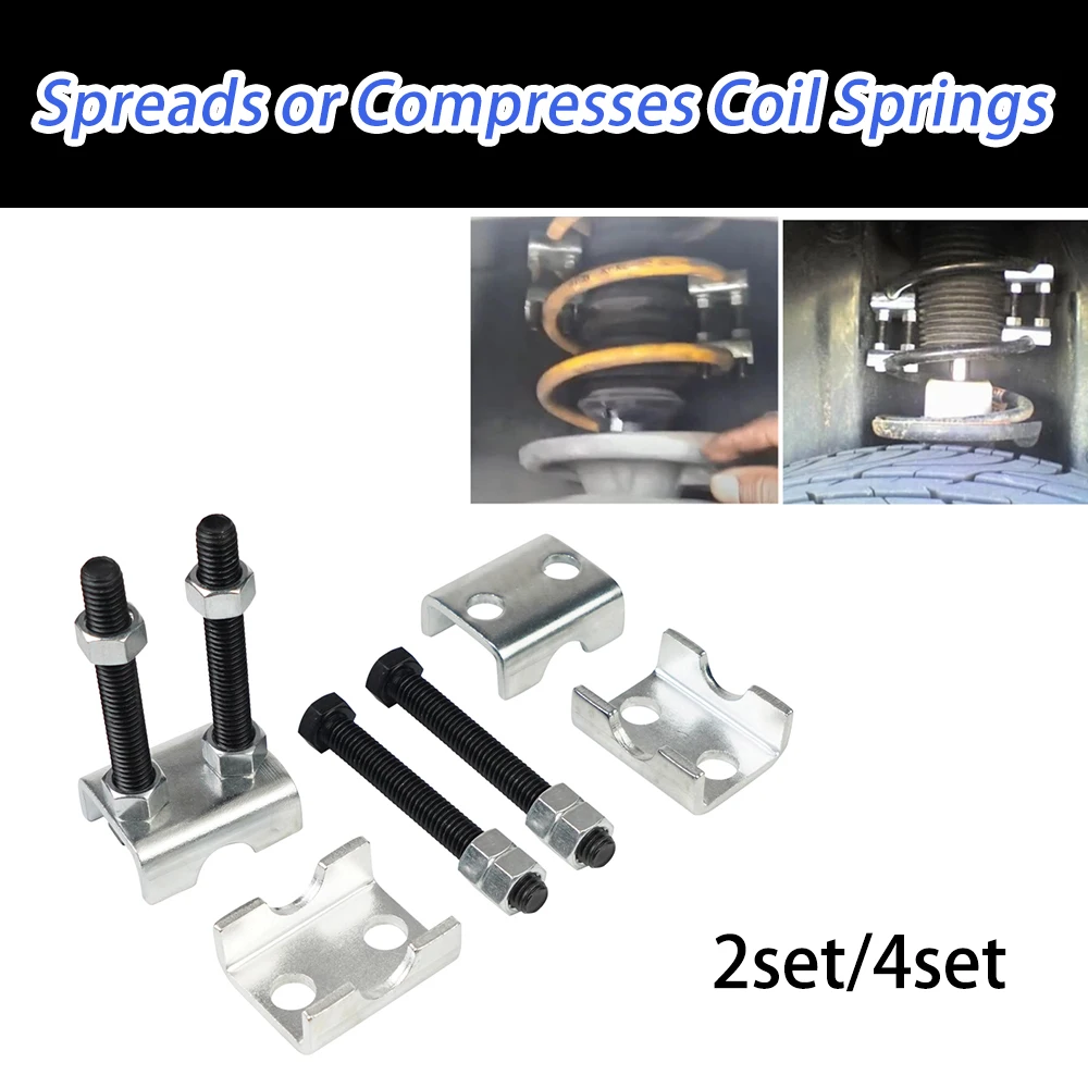 

Mini Coil Spring Compressor Carbon Steel 2 Way Adjustable Spring Spacer Shocks Adjustable Coil Spring Struts Tool