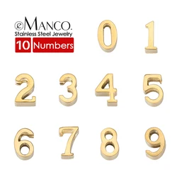 eManco Wholesale Stainless Steel Diy Designer Charms Gold Color  Necklace Pendants Jewelry Making Supplies Make up Accessories