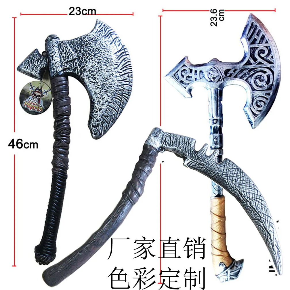 

Halloween Axe Sickle Cosplay Props for Men