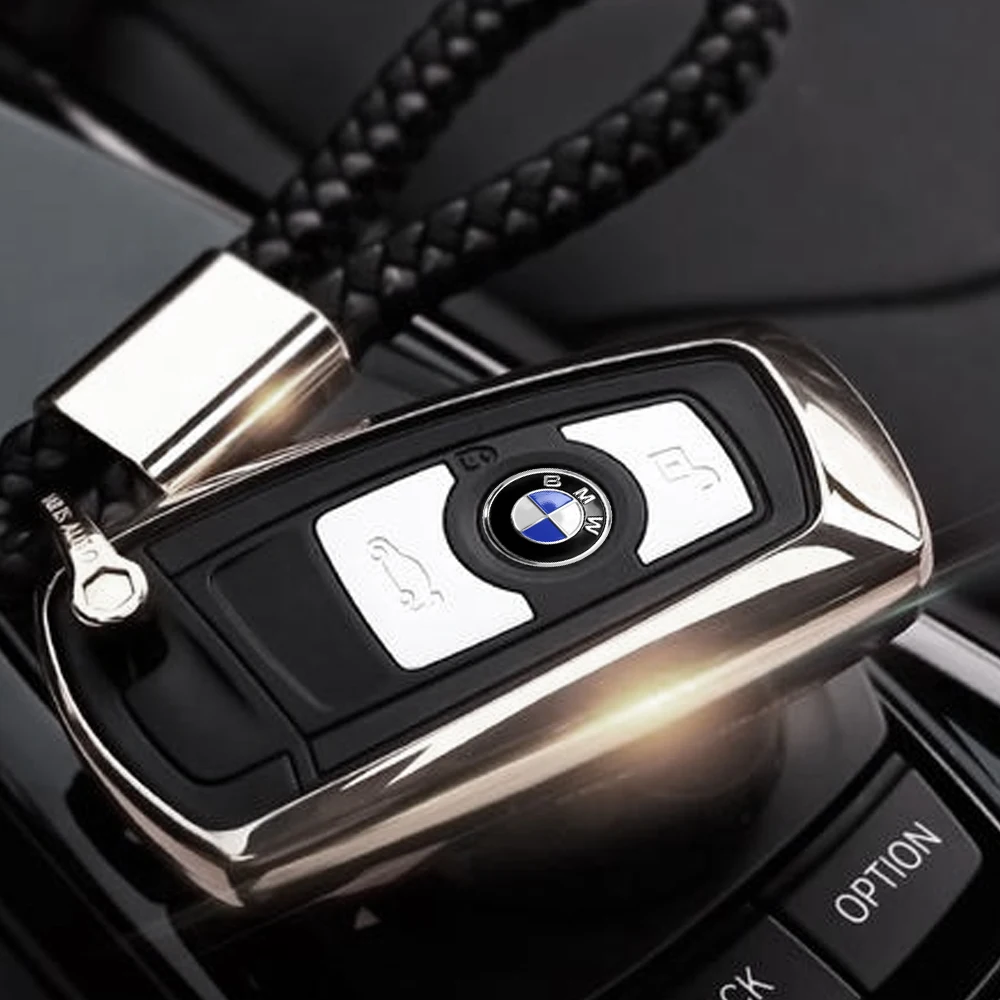 11/14mm Aluminum Car Key Stickers Auto Control Key Badge Accessory For BMW E46 E90 E39 E60 E36 E30 E61 E91 E92 E87 Performance M