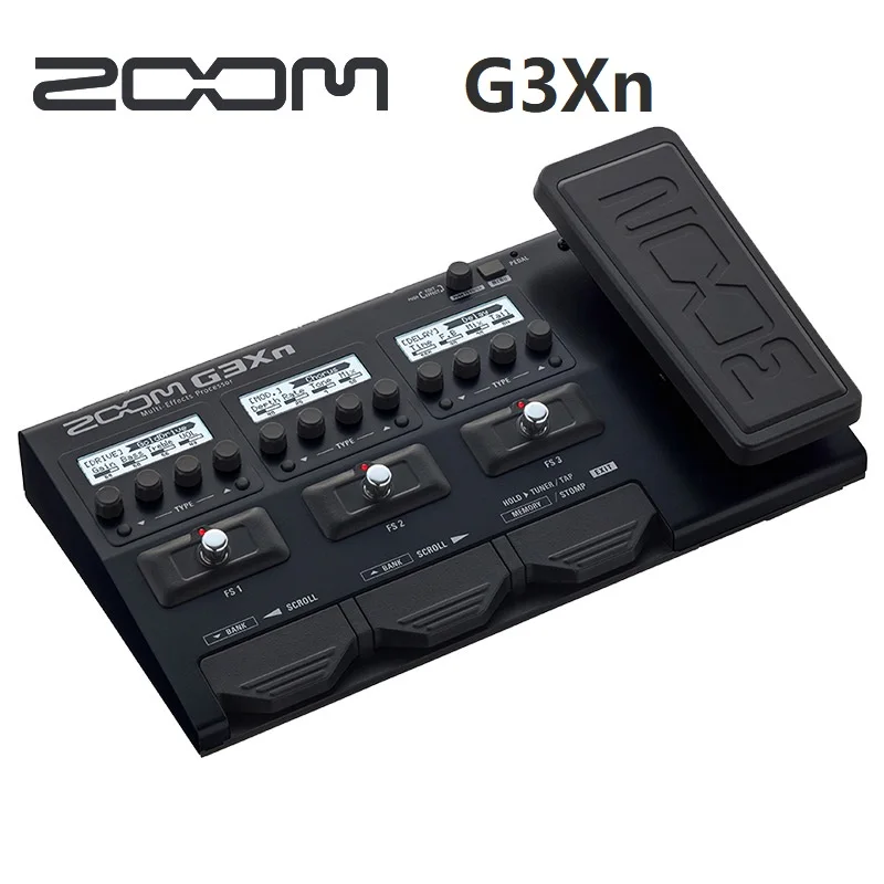 Zoom G3Xn Guitar Multi-Effects Processor Pedal stomp pedal Guitar Effects Pedal 70 effects for live performance and studio