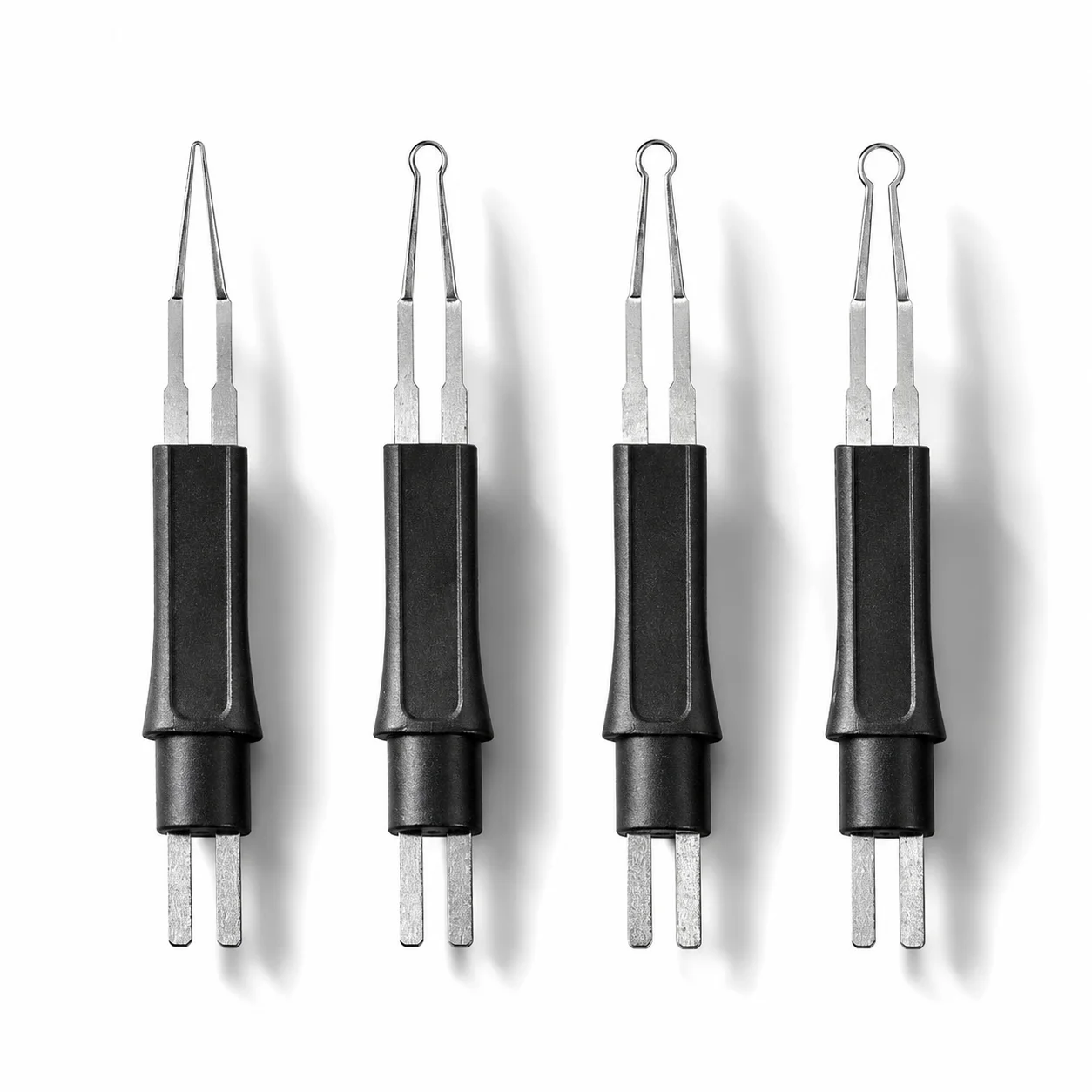 4Pcs Endodontic Root Canal Obturation Dental Tools Rapid Heating Gum Cutting Tips High Temperature Sterilization Endodontic