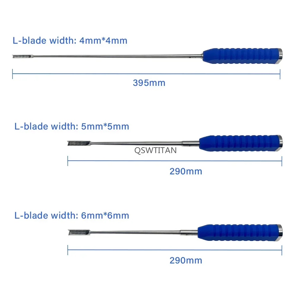 Spine Chisel Aluminum Bone handle Knife Acetabular Knee Right Angle Osteotomy Orthopedic Instrument