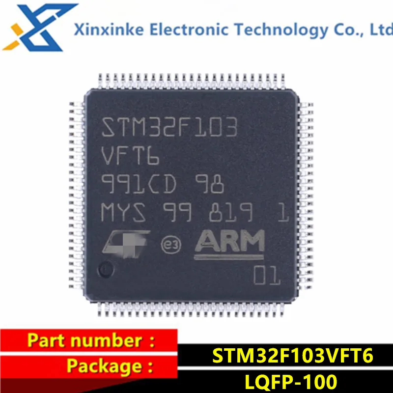 

STM32F103VFT6 LQFP-100 ARM micro controller - MCU XL-Density Access Line 32-Bit 768 Kb New original genuine