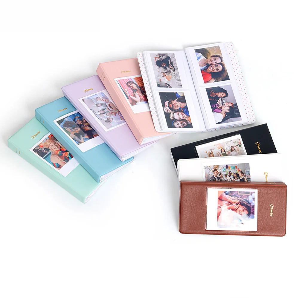 64 Pockets Photo Film Album Storage Book For 600 Film For Fujifilm Instax Wide 300//W400 210 Film Storage Album