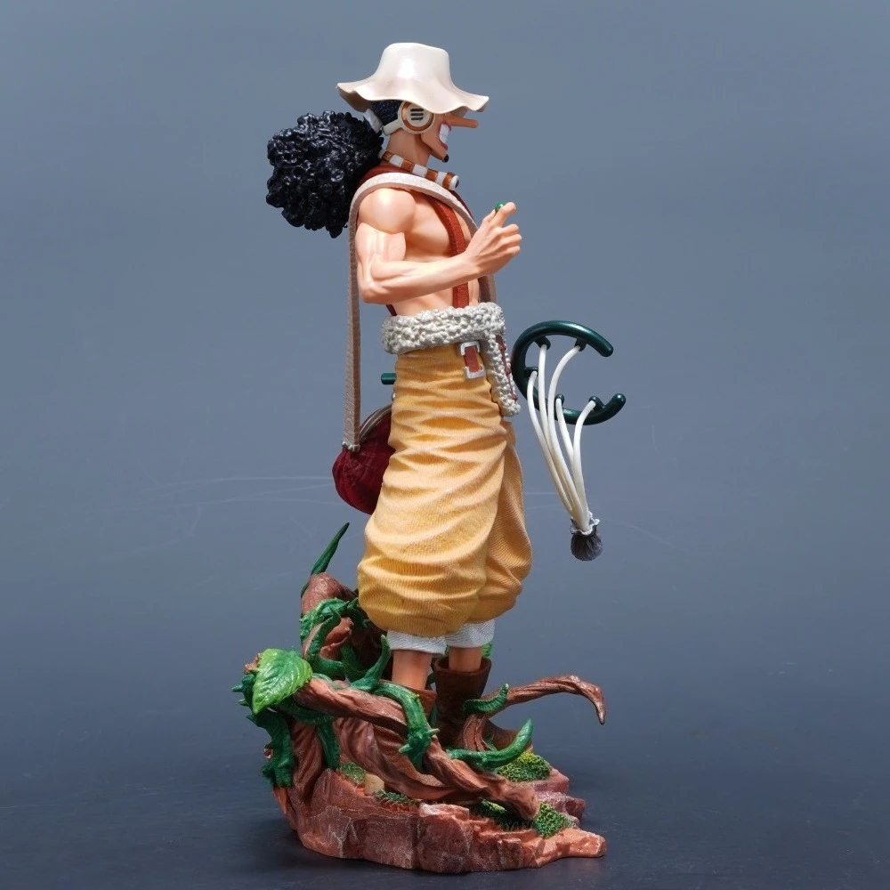 25 cm/9.84in Anime Een Stuk Figuur Usopp Actiefiguren Pvc Standbeeld Desktop Ornamen Collection Model Speelgoed Geschenken