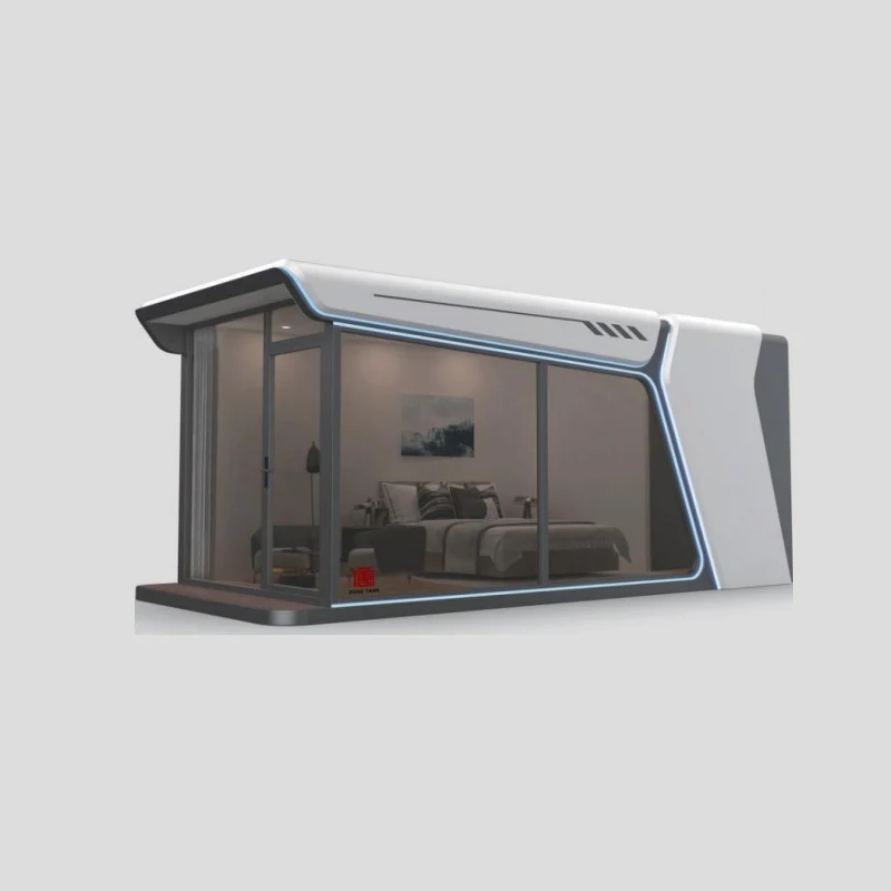 Waterproof Customization Space Capsule Home Commercial Shop Beach House Luxury Shipping Container Homes Space Capsule House Usa