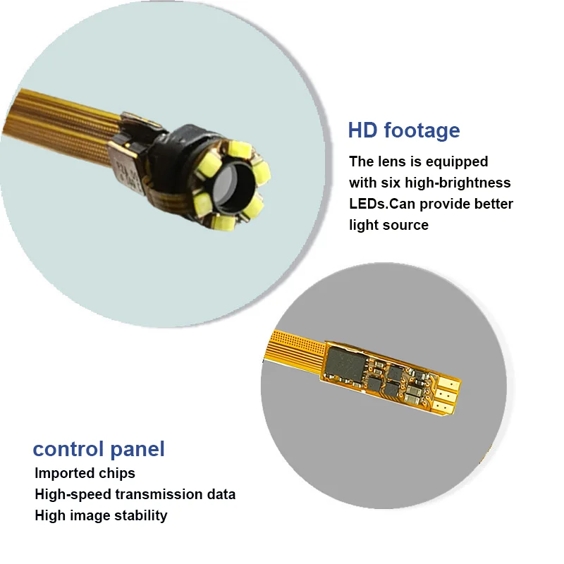 1MP 3.5mm FPC FOV140° flexible cable industrial endoscope Pipeline inspection 1.5m USB 3-in-1endoscope probe EZ-EN35L-S