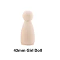 43mm Girl Doll