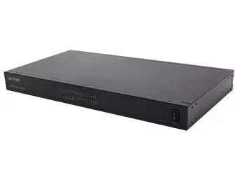 UTEK UT-6816-E 16-Port RS-232/485/422 Serial Server 2x Gigabit LAN Dual MAC 1U Rack