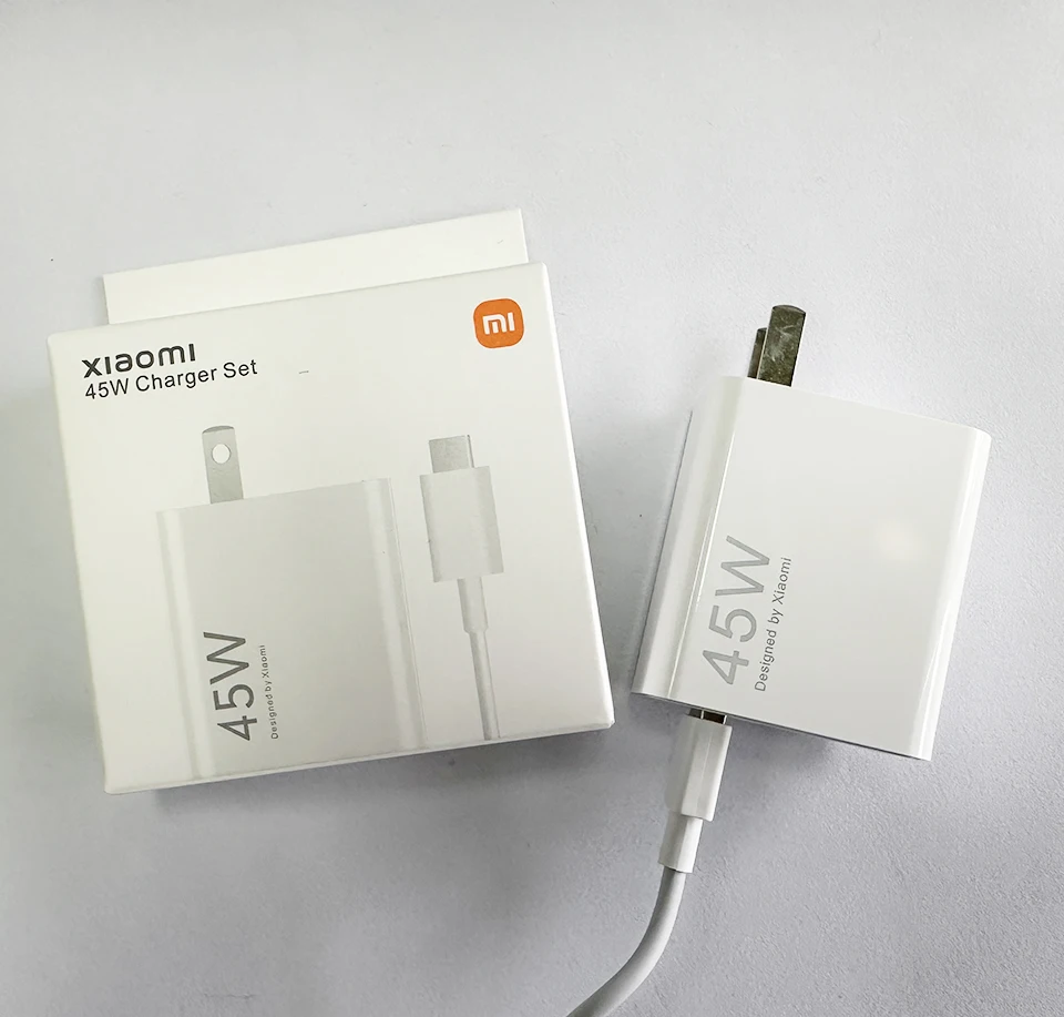 Cargador Original Xiaomi Redmi de 45W, Adaptador de Carga Rápida EU de 33W 18W 27W, Cable Tipo C, Mi Poco M7 X7 K40 Note