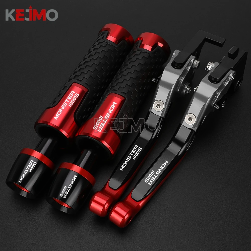 

Ручки руля мотоцикла, концы ручек, регулируемые рычаги тормозной муфты для DUCATI 1000MonsterS 1000 MonsterS 2003 2004 2005 2006