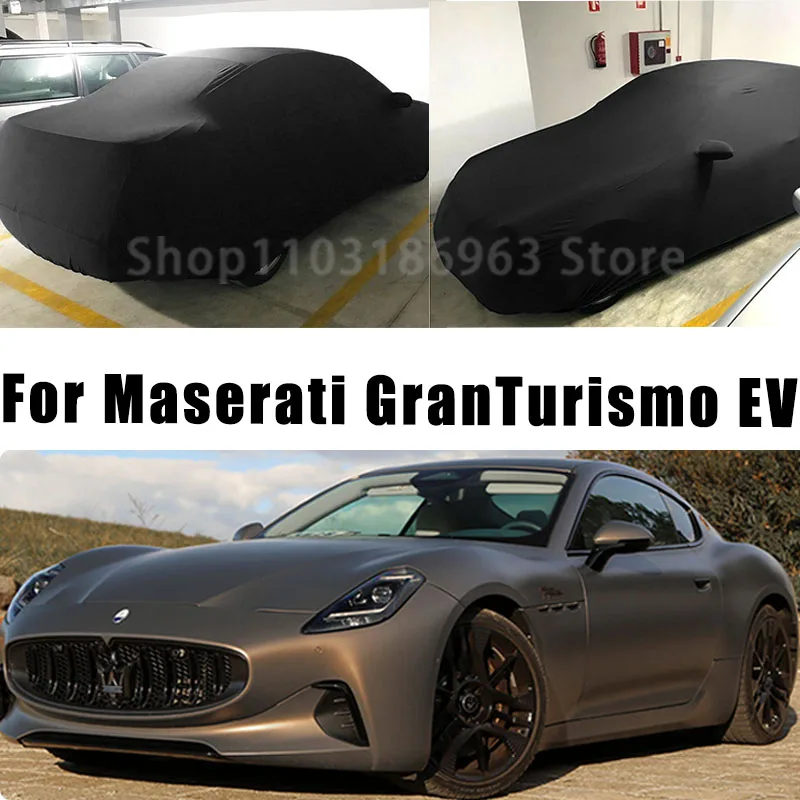 for Maserati GranTurismo EVCar Covers Stretch Cloth Special Car Clothing Auto Cover Indoor Dust Sun Protection Exterior Accessor