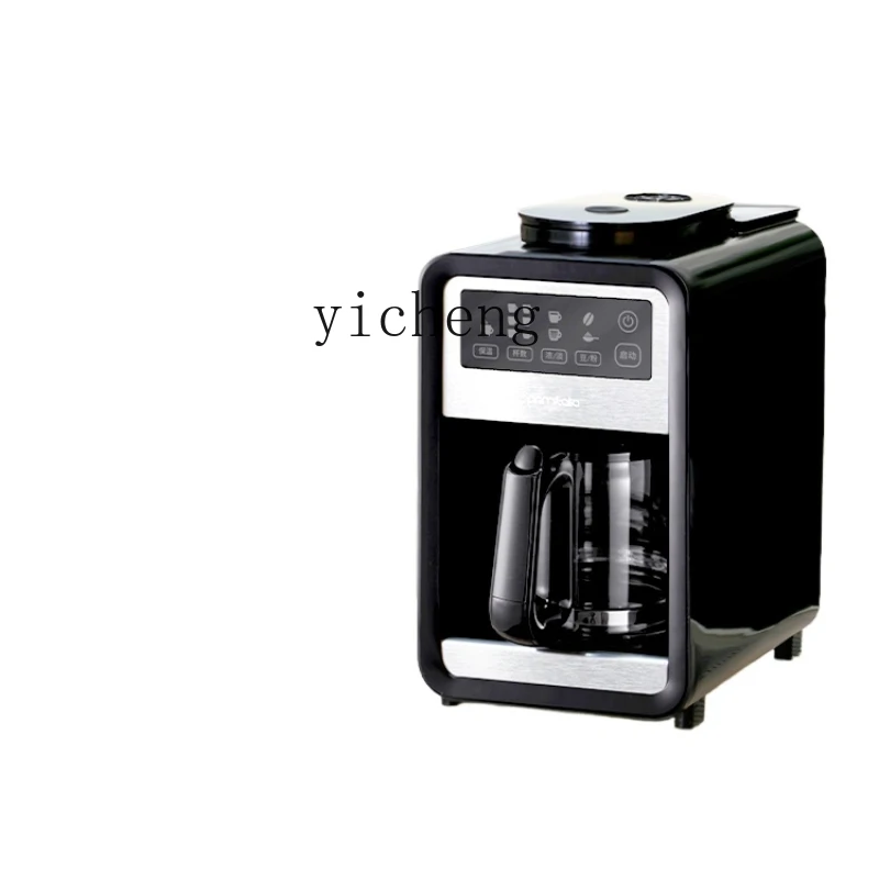 Cafetera Automática cc28, Pequeña, Doméstica, Mini, con Molinillo Integrado para Granos de Café, para Oficina