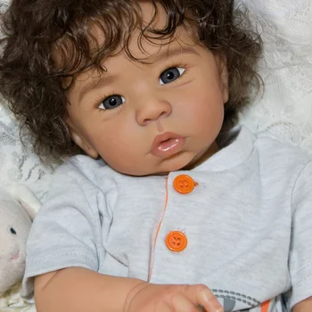 20 inch reborn doll kit Eleanor Anne newborn baby boy DIY blank unfinished unpainted doll parts body and eyes doll kit