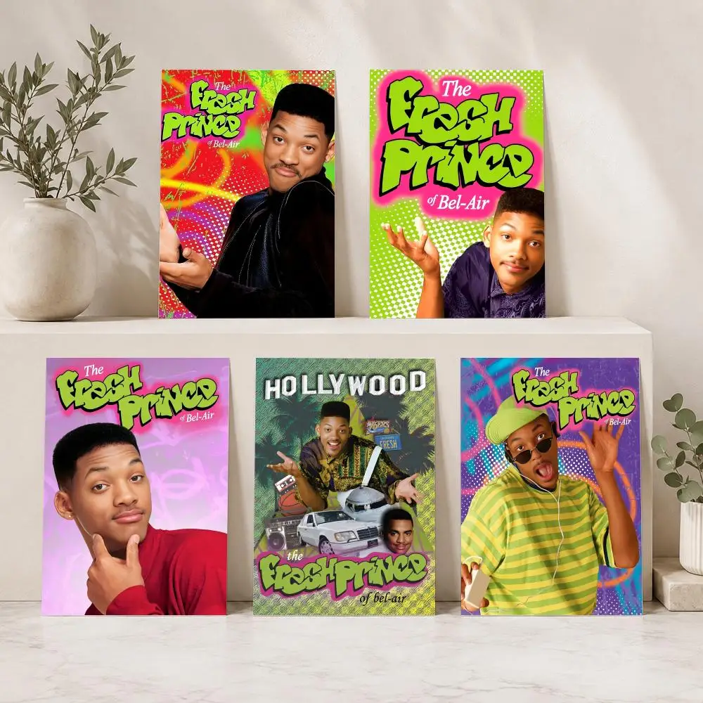 The F-Fresh Prince of Bel-Air Movie Painting Calligraphy Modern Canvas Wall Art for Bedroom & Living Room | Home Decor Gift