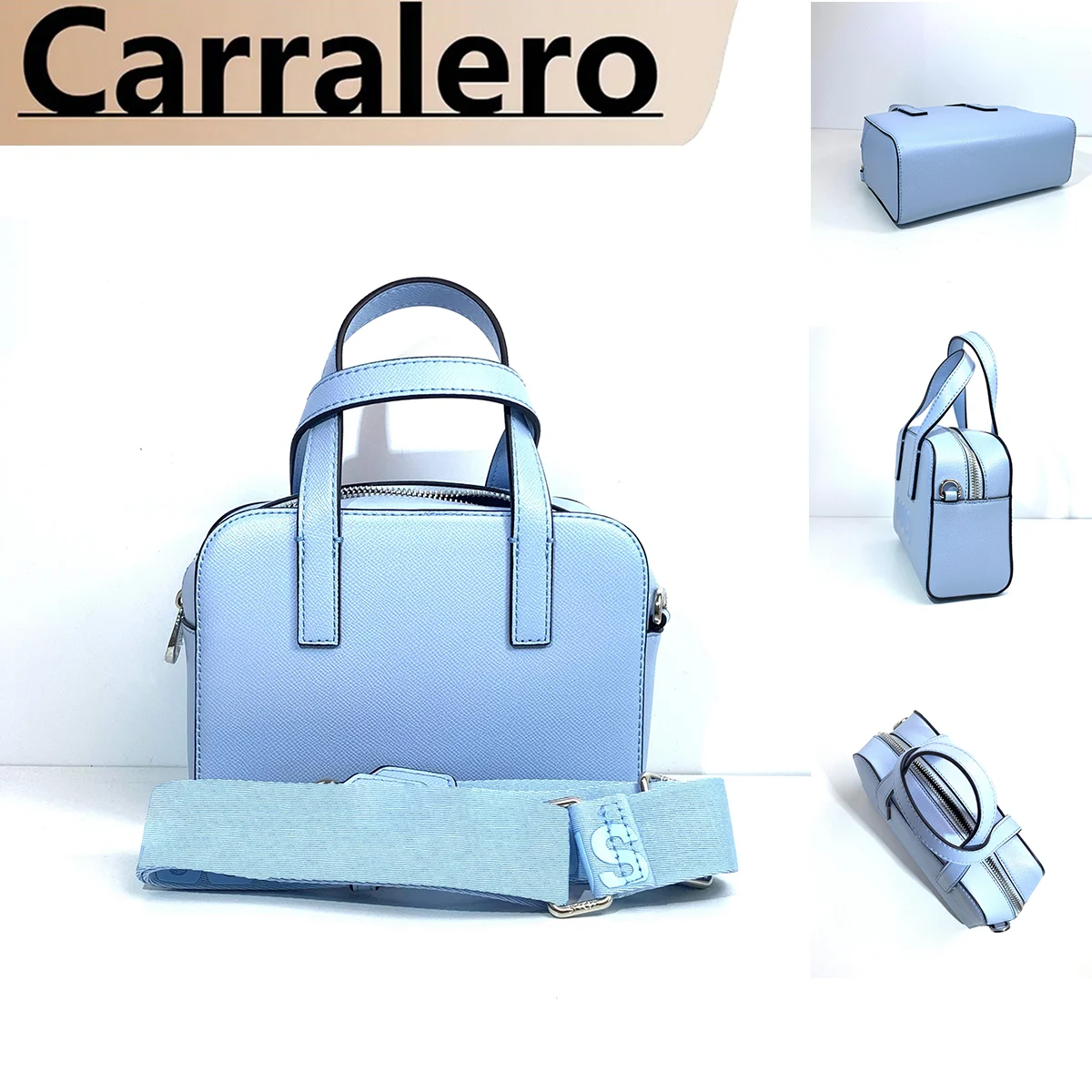 Carralero Aurora European and American Spanish Bear Classic Solid Color Elegant Handbag Trendy Women\'s Bag Fashion Bag