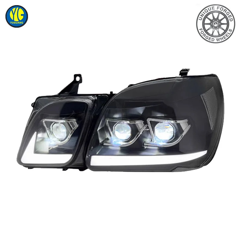 26 Style For Lexus LX470 Headlights 1998 2007 Car Accessories LX 470 Front Light Upgrade LED Projector Head Lamp Light Headligh