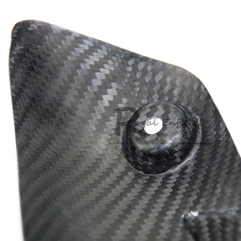 Exhaust Link Pipe Cover Carbon Fiber Anti-Scald Cap Heat Shield Guard Proof Fit For Monster 821 1200S R