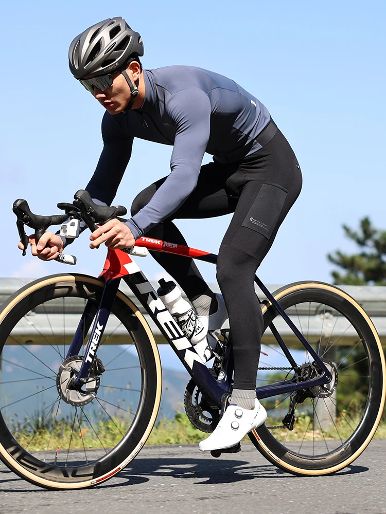 AliExpress INBIKE Winter Men's Cycling Bib Pants Padding Professional Fleece Strap Trousers Bike Riding Pants Man Road Bike Mountain Tights