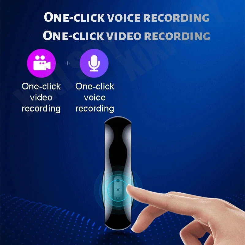 1080P Video Record Voice Recorder Digital Recording Device Sound Professional Dictaphone Audio Micro Listening Small Player