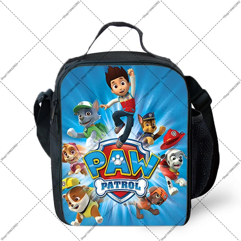 Paw Patrol Lunch Bags for Women Men Cartoon Anime Pattern Large Capacity Portable Cooler Bag Unisex Fashion Handbags Party Gifts view 4