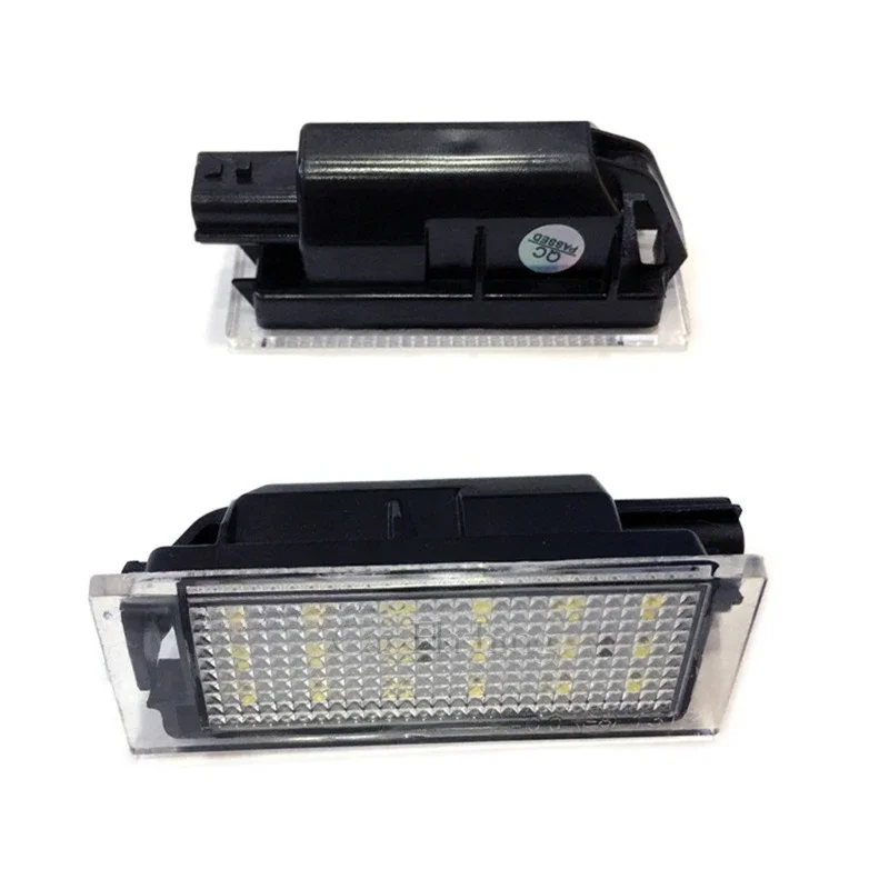 New 2pcs License Plate Light LED Number Plate Light for Renault Clio Laguna 2 Megane 3 Twingo Master Vel Satis Wind Trafic Good - view 5